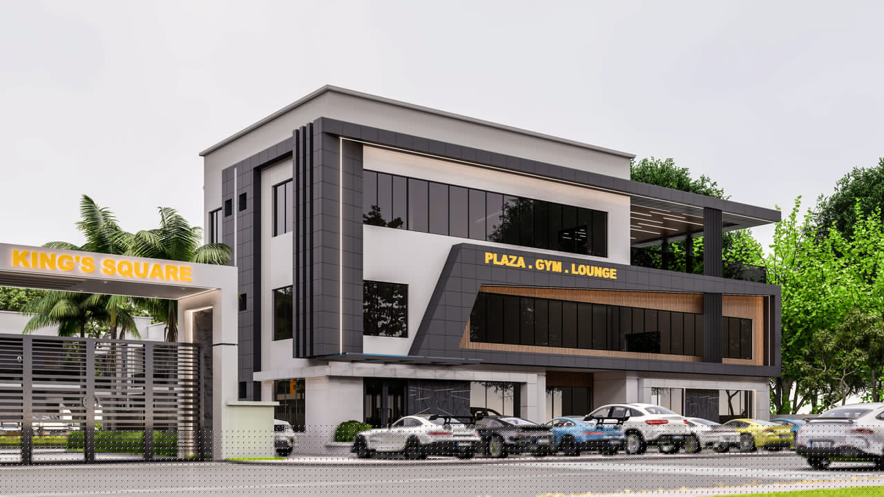 Retail, gym and lounge spaces serving residents and the wider neighbourhood.
